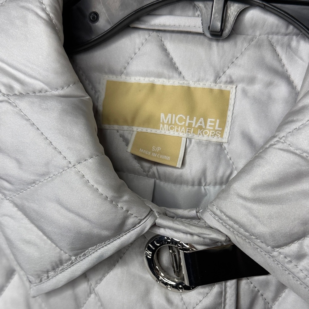 Michael Kors Women's Metallic Quilted Jacket - Picture 3 of 7